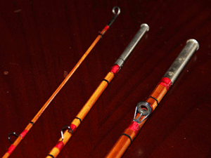 Restored Bamboo Fly Rod - Tips